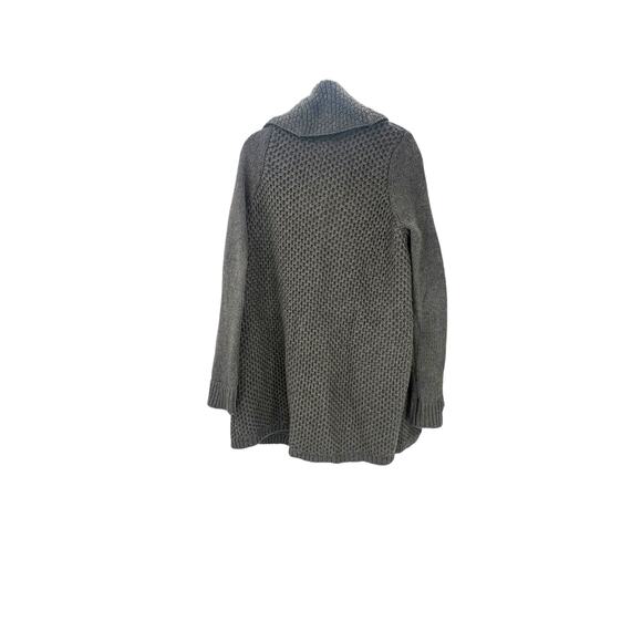 VINCE Honeycomb Yak And Wool Sweater Cardigan Jacket Waffle-Knit Women’s Size M - Picture 5 of 11